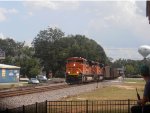 BNSF 9020 leading a NS coal train